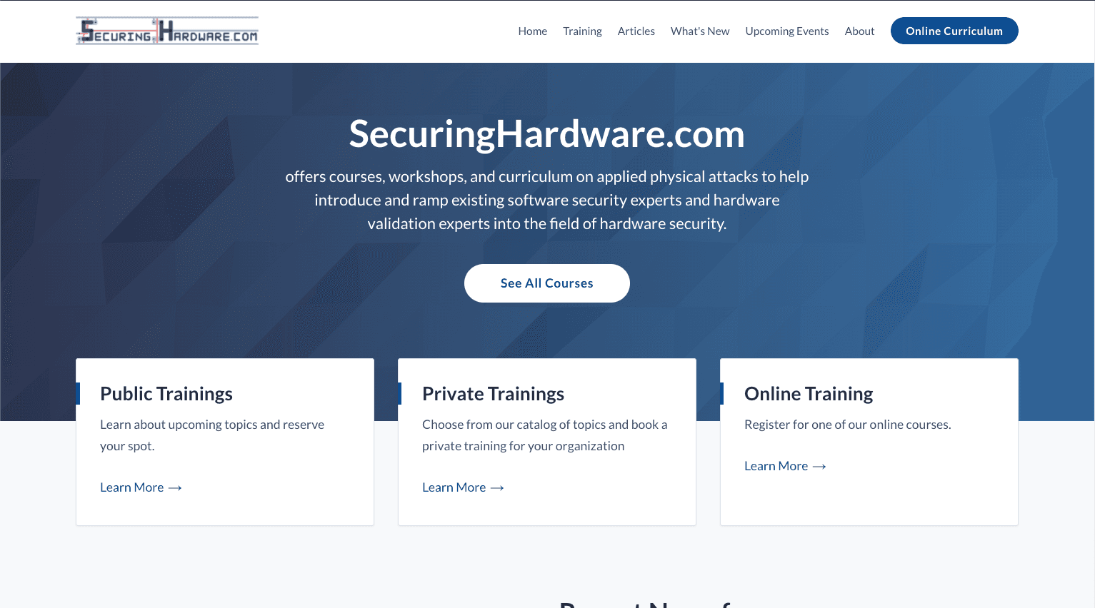 Securing Hardware