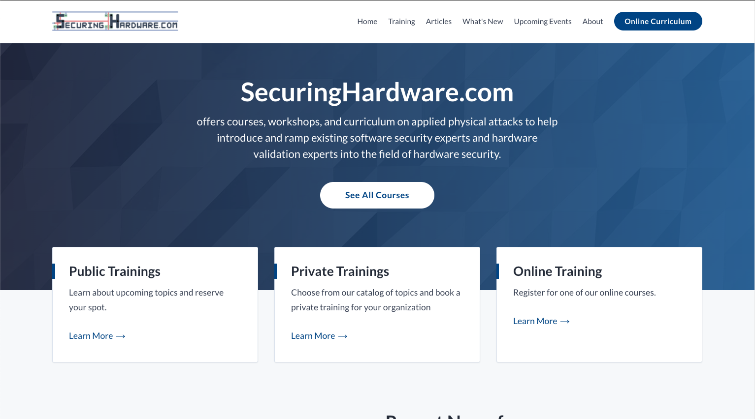 Securing Hardware